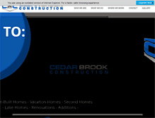 Tablet Screenshot of cedarbrookwi.com